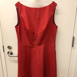 Isaac Mizrahi for Target red striped holiday dress